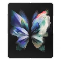 Kryty na mobil | Silikónové puzdro Samsung Silicone Cover biele – Samsung Galaxy Z Fold 3 | Kryty na mobil