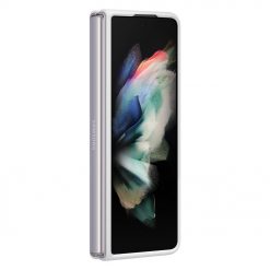 Kryty na mobil | Silikónové puzdro Samsung Silicone Cover biele – Samsung Galaxy Z Fold 3 | Kryty na mobil