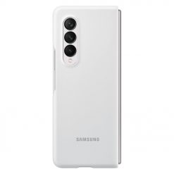 Kryty na mobil | Silikónové puzdro Samsung Silicone Cover biele – Samsung Galaxy Z Fold 3 | Kryty na mobil