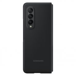 Kryty na mobil | Silikónové puzdro Samsung Silicone Cover čierne – Samsung Galaxy Z Fold 3 | Kryty na mobil