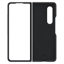 Kryty na mobil | Silikónové puzdro Samsung Silicone Cover čierne – Samsung Galaxy Z Fold 3 | Kryty na mobil