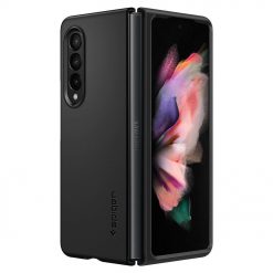 Kryty na mobil | Puzdro Spigen Thin Fit čierne – Samsung Galaxy Z Fold 3 | Kryty na mobil