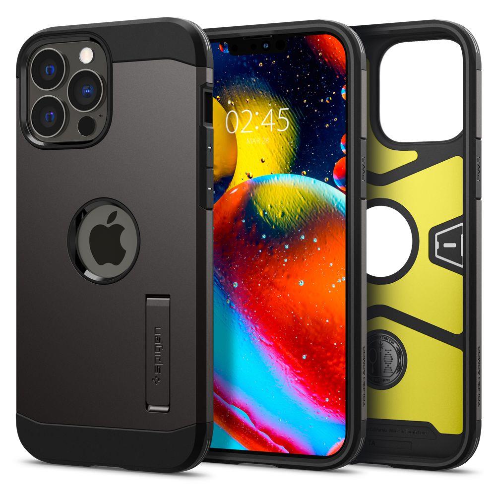 Zadný kryt Spigen Tough Armor Gunmetal – Apple iPhone 13 Pro | Kryty na mobil Kryty na mobil | Zadný kryt Spigen Tough Armor Gunmetal – Apple iPhone 13 Pro | Kryty na mobil