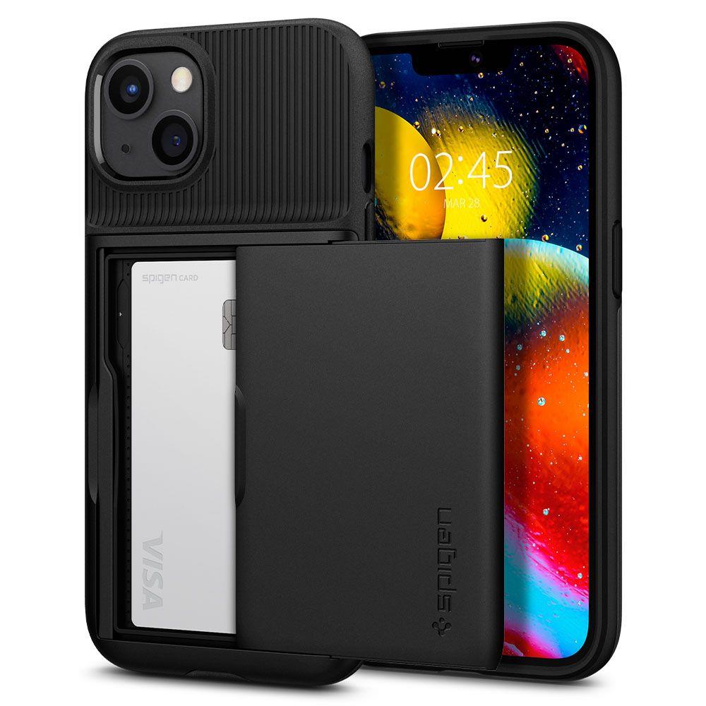 Zadný kryt Spigen Slim Armor CS čierny – Apple iPhone 13 | Kryty na mobil Kryty na mobil | Zadný kryt Spigen Slim Armor CS čierny – Apple iPhone 13 | Kryty na mobil