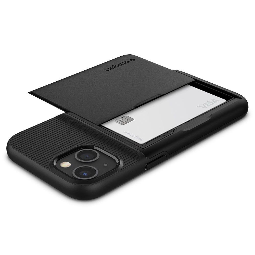 Zadný kryt Spigen Slim Armor CS čierny – Apple iPhone 13 | Kryty na mobil Kryty na mobil | Zadný kryt Spigen Slim Armor CS čierny – Apple iPhone 13 | Kryty na mobil