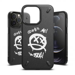 Kryty na mobil | Odolný kryt Ringke Onyx Graffiti čierny – Apple iPhone 13 Pro | Kryty na mobil