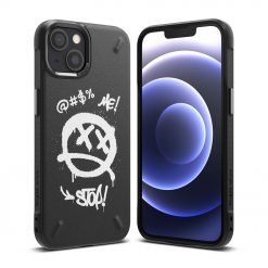 Kryty na mobil | Odolný kryt Ringke Onyx Graffiti čierny – Apple iPhone 13 | Kryty na mobil
