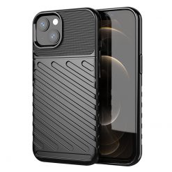 Kryty na mobil | Odolný kryt Thunder Armor čierny – Apple iPhone 13 | Kryty na mobil