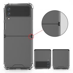 Kryty na mobil | Transparentný kryt TPU Shock-resistant – Samsung Galaxy Z Flip 3 | Kryty na mobil