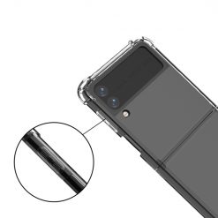 Kryty na mobil | Transparentný kryt TPU Shock-resistant – Samsung Galaxy Z Flip 3 | Kryty na mobil