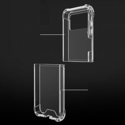 Kryty na mobil | Transparentný kryt TPU Shock-resistant – Samsung Galaxy Z Flip 3 | Kryty na mobil