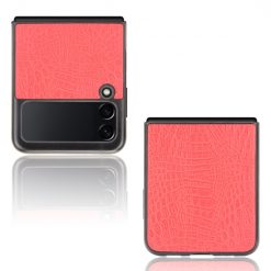 Kryt Shockproof Crocodile Texture červený – Samsung Galaxy Z Flip 3 | Kryty na mobil Kryty na mobil | Kryt Shockproof Crocodile Texture červený – Samsung Galaxy Z Flip 3 | Kryty na mobil