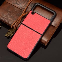 Kryt Shockproof Crocodile Texture červený – Samsung Galaxy Z Flip 3 | Kryty na mobil Kryty na mobil | Kryt Shockproof Crocodile Texture červený – Samsung Galaxy Z Flip 3 | Kryty na mobil
