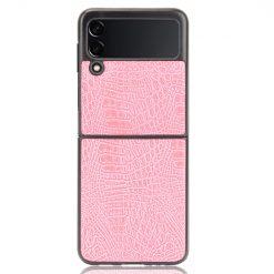 Kryty na mobil | Kryt Shockproof Crocodile Texture ružový – Samsung Galaxy Z Flip 3 | Kryty na mobil