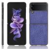 Kryty na mobil | Kryt Shockproof Crocodile Texture bledomodrý – Samsung Galaxy Z Flip 3 | Kryty na mobil
