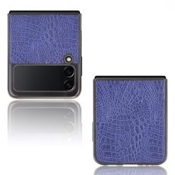 Kryt Shockproof Crocodile Texture modrý – Samsung Galaxy Z Flip 3 | Kryty na mobil Kryty na mobil | Kryt Shockproof Crocodile Texture modrý – Samsung Galaxy Z Flip 3 | Kryty na mobil