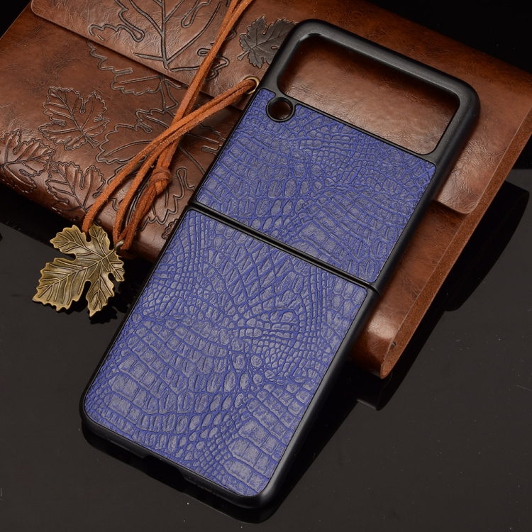Kryt Shockproof Crocodile Texture modrý – Samsung Galaxy Z Flip 3 | Kryty na mobil Kryty na mobil | Kryt Shockproof Crocodile Texture modrý – Samsung Galaxy Z Flip 3 | Kryty na mobil