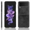 Kryty na mobil | Kryt Shockproof Litchi Texture červený – Samsung Galaxy Z Flip 3 | Kryty na mobil
