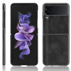 Kryty na mobil | Kryt Shockproof Sewing Cow Pattern čierny – Samsung Galaxy Z Flip 3 | Kryty na mobil