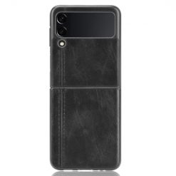 Kryty na mobil | Kryt Shockproof Sewing Cow Pattern čierny – Samsung Galaxy Z Flip 3 | Kryty na mobil