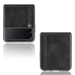 Kryty na mobil | Kryt Shockproof Sewing Cow Pattern čierny – Samsung Galaxy Z Flip 3 | Kryty na mobil