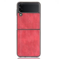 Kryty na mobil | Kryt Shockproof Sewing Cow Pattern červený – Samsung Galaxy Z Flip 3 | Kryty na mobil