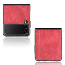 Kryty na mobil | Kryt Shockproof Sewing Cow Pattern červený – Samsung Galaxy Z Flip 3 | Kryty na mobil