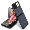 Kryty na mobil | Kryt Shockproof Sea Sand Cloth Texture čierny – Samsung Galaxy Z Flip 3 | Kryty na mobil