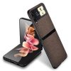 Kryty na mobil | Kryt Shockproof Sea Sand Cloth Texture červený – Samsung Galaxy Z Flip 3 | Kryty na mobil
