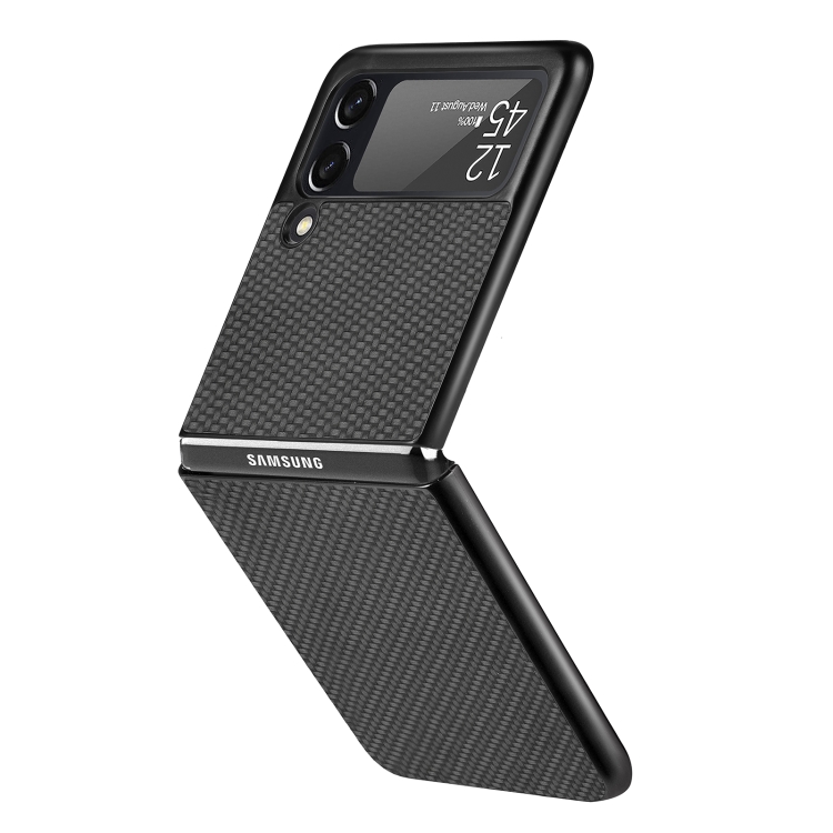 Kryt Cross Pattern Slim čierny – Samsung Galaxy Z Flip 3 | Kryty na mobil Kryty na mobil | Kryt Cross Pattern Slim čierny – Samsung Galaxy Z Flip 3 | Kryty na mobil