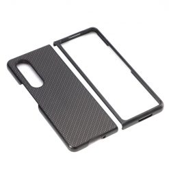 Kryty na mobil | Kryt Cross Pattern Slim čierny – Samsung Galaxy Z Fold 3 | Kryty na mobil