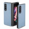 Kryty na mobil | Kryt Cross Pattern Slim čierny – Samsung Galaxy Z Fold 3 | Kryty na mobil