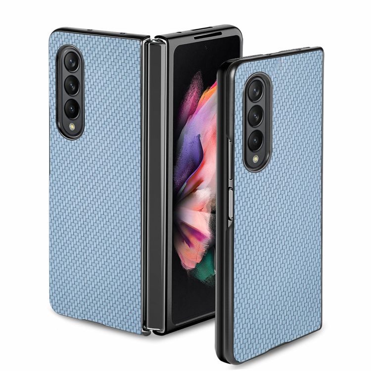 Kryt Cross Pattern Slim modrý – Samsung Galaxy Z Fold 3 | Kryty na mobil Kryty na mobil | Kryt Cross Pattern Slim modrý – Samsung Galaxy Z Fold 3 | Kryty na mobil