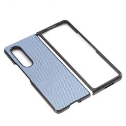 Kryt Cross Pattern Slim modrý – Samsung Galaxy Z Fold 3 | Kryty na mobil Kryty na mobil | Kryt Cross Pattern Slim modrý – Samsung Galaxy Z Fold 3 | Kryty na mobil