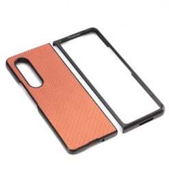 Kryt Cross Pattern Slim hnedý – Samsung Galaxy Z Fold 3 | Kryty na mobil Kryty na mobil | Kryt Cross Pattern Slim hnedý – Samsung Galaxy Z Fold 3 | Kryty na mobil