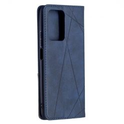 Knižkové puzdro Rhombus modré – Xiaomi 11T / 11T Pro | Kryty na mobil Kryty na mobil | Knižkové puzdro Rhombus modré – Xiaomi 11T / 11T Pro | Kryty na mobil