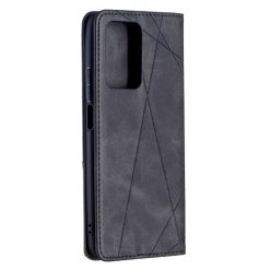 Kryty na mobil | Knižkové puzdro Rhombus čierne – Xiaomi 11T / 11T Pro | Kryty na mobil