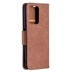 Kryty na mobil | Peňaženkové puzdro Retro Lambskin hnedé – Xiaomi 11T / 11T Pro | Kryty na mobil