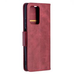 Kryty na mobil | Peňaženkové puzdro Retro Lambskin červené – Xiaomi 11T / 11T Pro | Kryty na mobil