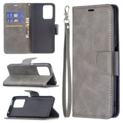 Peňaženkové puzdro Retro Lambskin sivé – Xiaomi 11T / 11T Pro | Kryty na mobil Kryty na mobil | Peňaženkové puzdro Retro Lambskin sivé – Xiaomi 11T / 11T Pro | Kryty na mobil