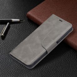 Peňaženkové puzdro Retro Lambskin sivé – Xiaomi 11T / 11T Pro | Kryty na mobil Kryty na mobil | Peňaženkové puzdro Retro Lambskin sivé – Xiaomi 11T / 11T Pro | Kryty na mobil