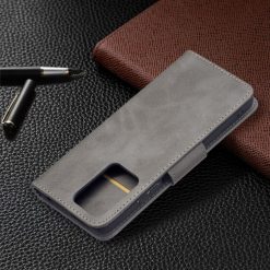 Peňaženkové puzdro Retro Lambskin sivé – Xiaomi 11T / 11T Pro | Kryty na mobil Kryty na mobil | Peňaženkové puzdro Retro Lambskin sivé – Xiaomi 11T / 11T Pro | Kryty na mobil