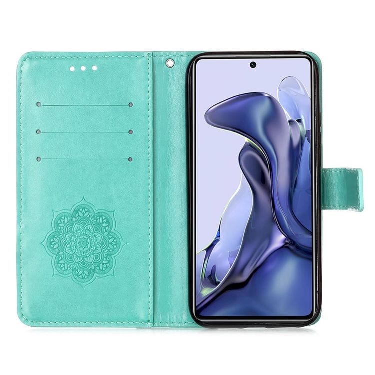 Peňaženkové puzdro Dream Catcher zelené – Xiaomi 11T / 11T Pro | Kryty na mobil Kryty na mobil | Peňaženkové puzdro Dream Catcher zelené – Xiaomi 11T / 11T Pro | Kryty na mobil
