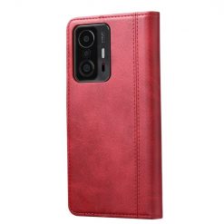 Kryty na mobil | Knižkové puzdro Unique červené – Xiaomi 11T / 11T Pro | Kryty na mobil