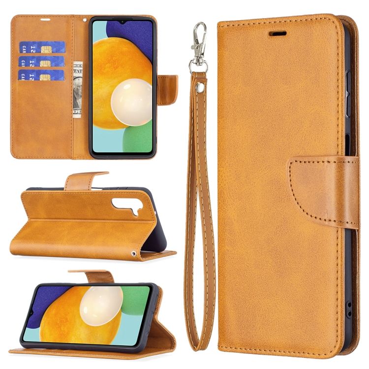 Peňaženkové puzdro Retro Lambskin žlté – Samsung Galaxy A13 5G | Kryty na mobil Kryty na mobil | Peňaženkové puzdro Retro Lambskin žlté – Samsung Galaxy A13 5G | Kryty na mobil