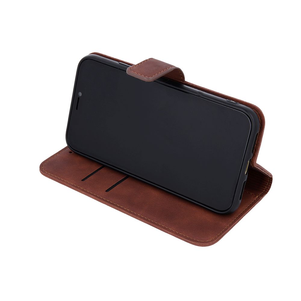 Knižkové puzdro Smart Velvet hnedé – Apple iPhone 13 Pro Max | Kryty na mobil Kryty na mobil | Knižkové puzdro Smart Velvet hnedé – Apple iPhone 13 Pro Max | Kryty na mobil