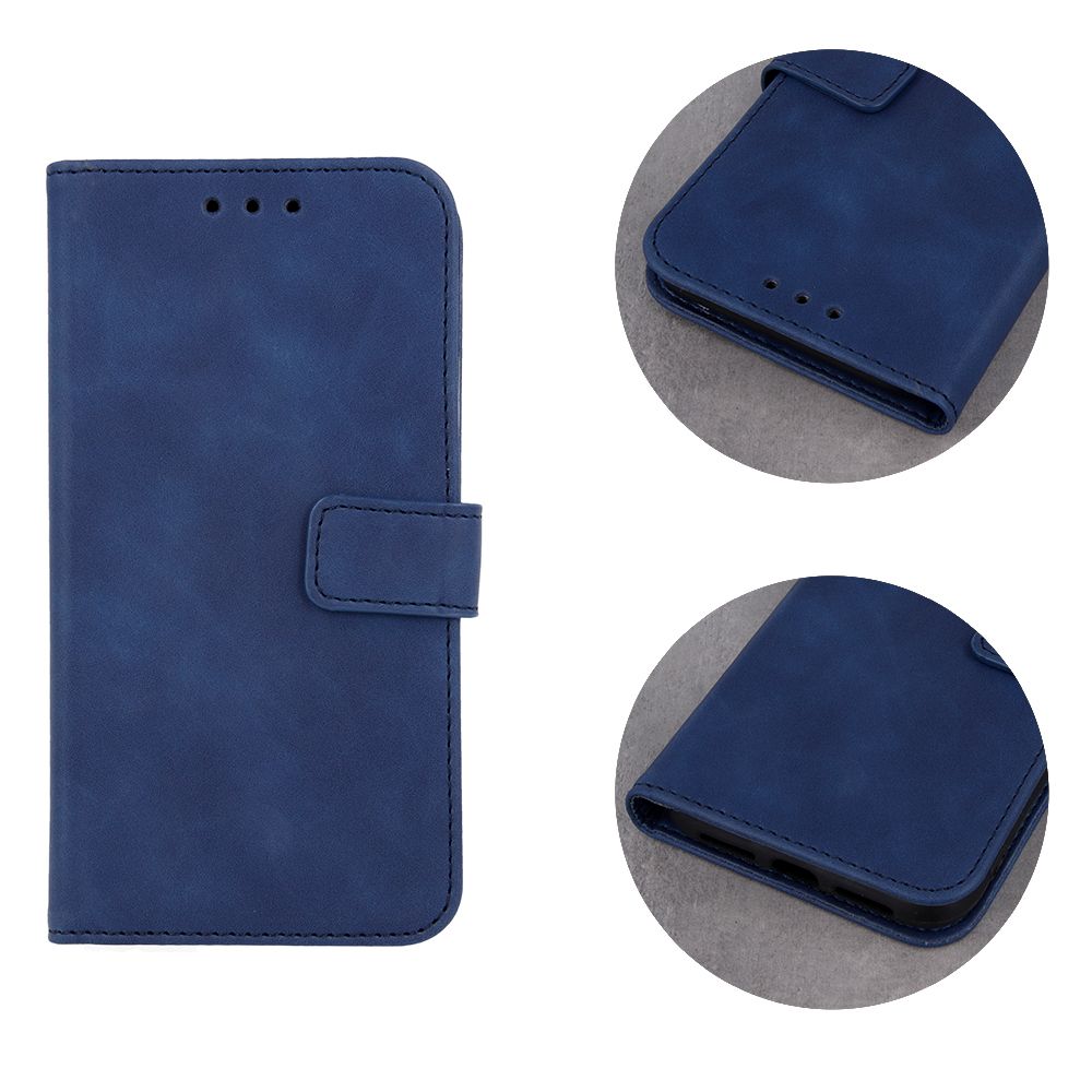 Knižkové puzdro Smart Velvet modré – Samsung Galaxy A22 5G | Kryty na mobil Kryty na mobil | Knižkové puzdro Smart Velvet modré – Samsung Galaxy A22 5G | Kryty na mobil