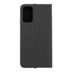Kryty na mobil | Knižkové puzdro Luna Carbon čierne – Xiaomi Redmi 9T | Kryty na mobil