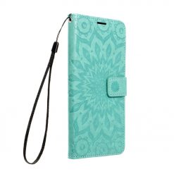 Kryty na mobil | Peňaženkové puzdro Mezzo mandala zelené – Apple iPhone 13 Pro Max | Kryty na mobil