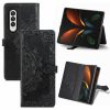 Peňaženkové puzdro Embossing Pattern Mandala Flower zelené – Samsung Galaxy Z Fold 3 | Kryty na mobil Kryty na mobil | Peňaženkové puzdro Embossing Pattern Mandala Flower zelené – Samsung Galaxy Z Fold 3 | Kryty na mobil
